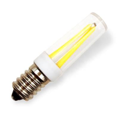 China Ceramic& PC Cover G9 1W E10 Base 300lm Filament Transparent Dimmable Warm White Led Light Bulb E10 for sale