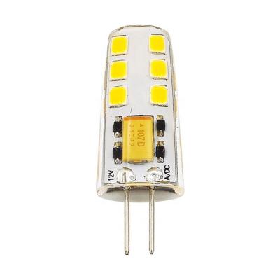 China Premium Clear Silicone G4 12V 2.5W 3.5g Silicone LED Light Energy Saving Clear Bulb for sale