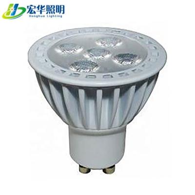 China Die Casting Gu10 Die Casting Aluminum Diffuser SMD LED Projector Light Lamp Bulbs for sale