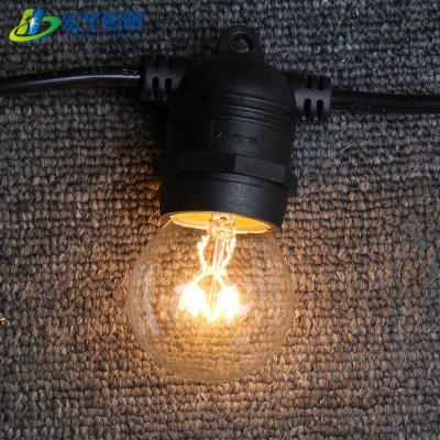 China G45 S14 Outdoor Rope Globe Light String Hanging Bulb for Home Decoration E12/E14/E17/E26/E27 for sale