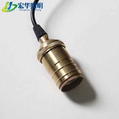 China Wholesale Edison Copper Socket Waterproof Pendant Lamp Cord Screw Holder for sale