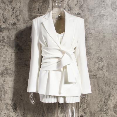 China 2020 new arrivals autumn collection quality women's white jacket blazer jacket designer anti-shrink jacket for women for sale