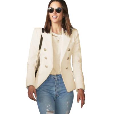 China 2022 Spring Autumn Fashion Women's Anti-Shrink Clothes Spring Double Breasted Jacket Suit Women's Blazer Jacket for sale