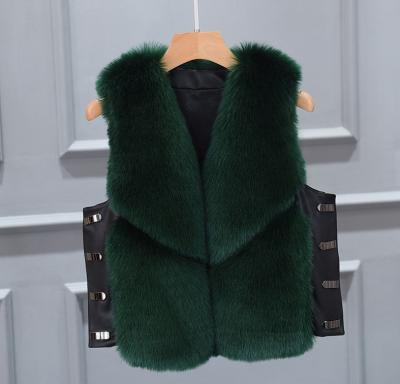 China 2019 Winter Faux Fox Fur Ladies Sustainable Luxury Size Coat&Vest for sale