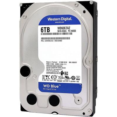 China Blue Mechanical Hdd Hard Drive 6tb Wd60ezaz Storage Disk 3.5 Inch Computer Desktop for sale