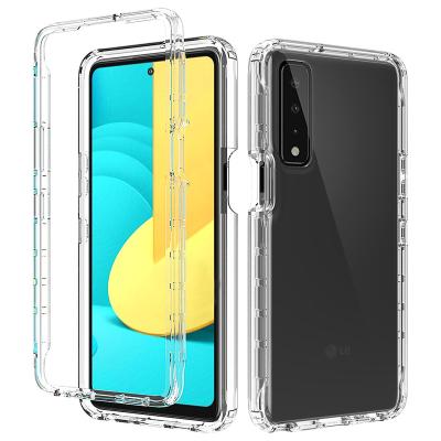 China Phone Shockproof Cases For LG Stylo 7 K51 K22 K92 5G Eco-friendly Transparent Waterproof Shockproof Phone Cases Custom Fashion TPU+PC for sale