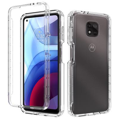 China Shockproof Phone Case For Moto G Power Stylus Play 2021 Eco-Friendly Custom Fashion TPU+PC Transparent Waterproof Shockproof Phone Cases for sale