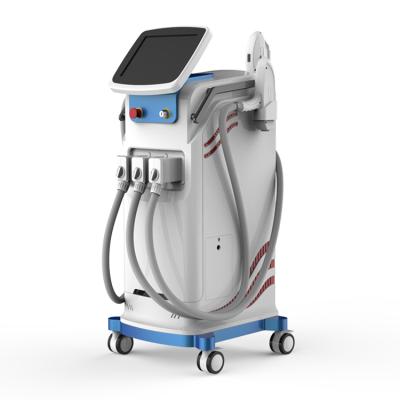 China Unique multifunctional dye removal diode laser+ IPL single +Nd yag 3 IN 1 high quality beauty machine for sale