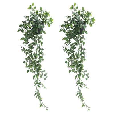 China Small modern artificial ivy bonsai garland plant for office decoration for sale