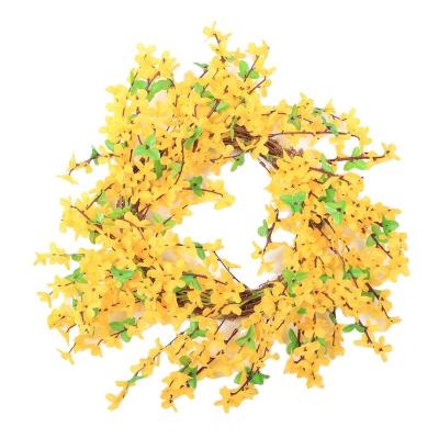 China Wholesale CLASSIC Artificial Tropical Flower Wreath For Decorative Front Entrance for sale