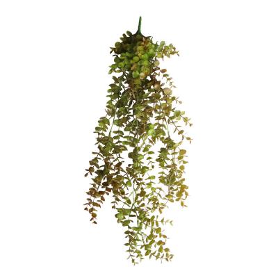 China Simulation Vine Plants Leaf Minimalist Artificial Plant Wall Hanging Artificial Greenery for Party for Indoor and Outdoor Home Decoration for sale