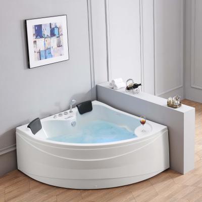 China Waterfall Bathtub 2 Sides Water Massage Fm Radio Under Water Color Light Massage Bathtub for sale