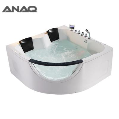 China Waterfall Bathtub Hot Sale Quality Spa Bath Whirlpool Corner Massage Bathtub for sale