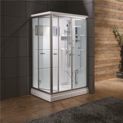 China ANAQ Simple Design Zero Multifunctional Glass Mirror Shower Luxury Steam Bath for sale