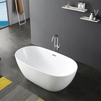 China ANAQ Hotel Freestanding Comfortable Solid Home Bathroom Soaking Freestanding Bath Tub for sale