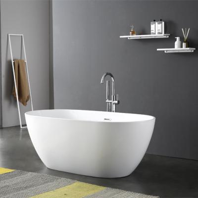 China ANAQ Home Hotel Freestanding Bathroom Soaking Modern Freestanding Small Single Bathtub for sale