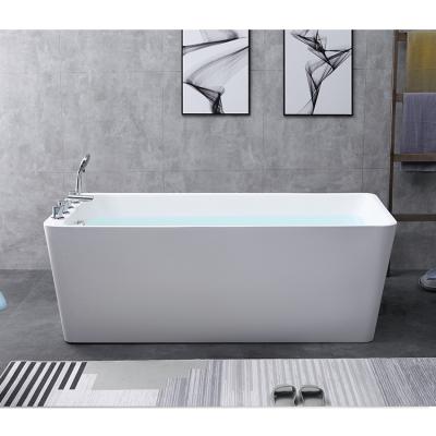 China ANAQ 1400 1 Year Warranty Acrylic Rectangle Corner Freestanding Bathroom Tub Free Size for sale