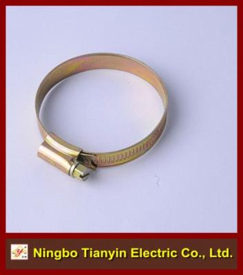 China Pipe Flange BS 5315:1991 Standard British Style Worm Drive Pipe Clamp for sale