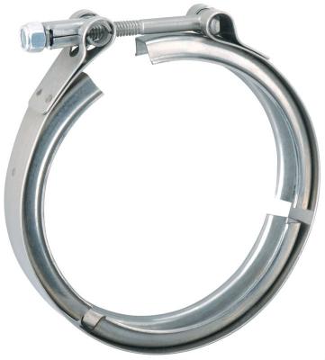 China HEAVY DUTY V-Shape Band Strong T-Bolt Pipe Clamp for sale