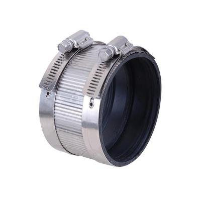 China machinery & Material No Hub Worm Cannular Drive Hose Coupling With Wrinkle for sale