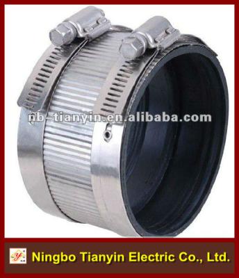 China Stainless no hub coupling with wrinkle for sale