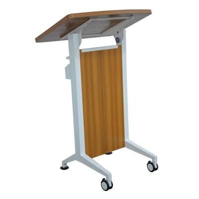 China Factory Wholesale Height Adjustable Folding Folding Top Standing Podium Used For School for sale