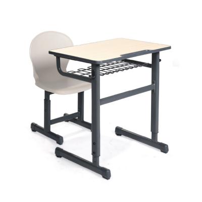 China Modern Simple School Classroom Plastic Seat School Desk And Chair For Sale for sale