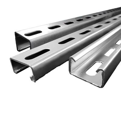 China C Shaped Ss Slotted Channel With Heat Resistance And Polished Finish Ss Strut for sale