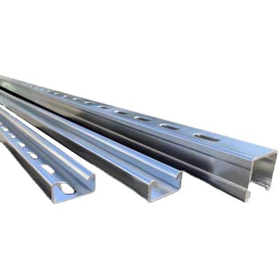 China Silver Anodizing Alloy Aluminum Strut Channel With Excellent Corrosion Resistance for sale