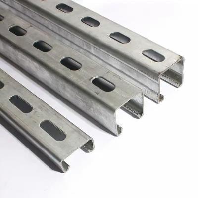 China Lightweight Corrosion Resistant 1-3mm Aluminum Alloy Slotted C Channel For Construction for sale