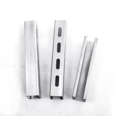 China 100% Tested Galvanized Steel Unistrut Q195-Q345 C Shaped Steel For Construction for sale