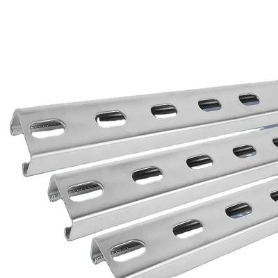 China 1-3 mm Aluminium Strut Channel / Slotted C Channel Aanpasbaar Anodiseren Te koop