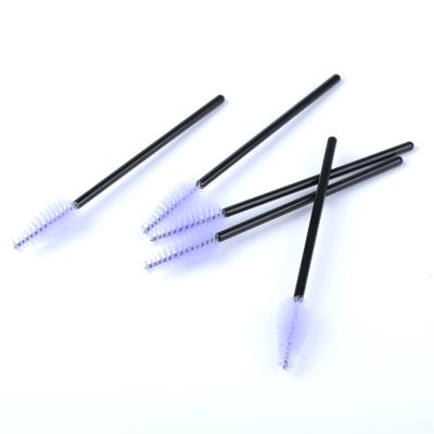 China Factory Hot Sale Disposable Mascara Wand Long And Natural Synthetic Eyelash Extension Brush With Wholesale Price for sale