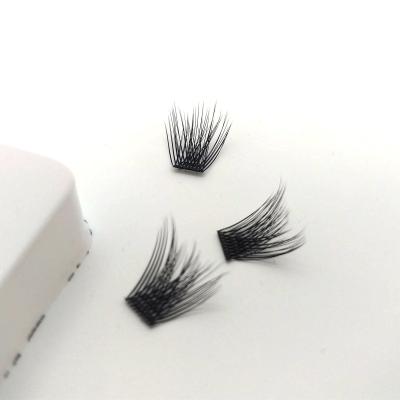 China Wholesale Mink Lashes DIY 3D Eyelash Extension Fake Eyelash Eyelash Extension Fake Cat Eye Korean Private Label Lashes3d Wholesaler for sale