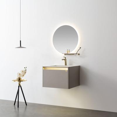 China Custom Round LED Bath Wall Mirror Sliver Illuminated Smart Bathroom Mirror With Led Light for sale