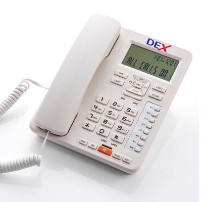 중국 DEX Telephone Corded Telephone for Office Home Hotel Telephone Best Quality Wall Mounted Custom Functions DTMF/FSK OEM ODM 판매용