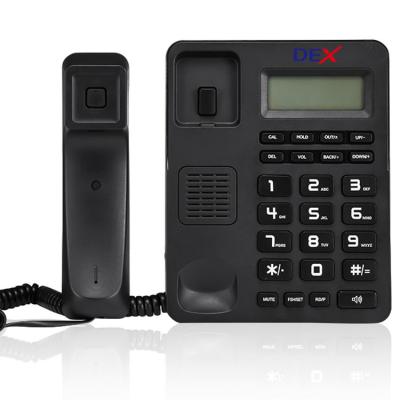 China DEX corded telephone landline phone 18years factory wall mounted customizable functions telephone high quality DTMF/FSK OEM for sale