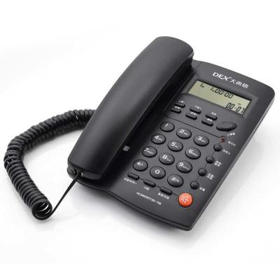 中国 DEX Landline Cored Wire Telephone Custom Functions Corded Telephone English Chinese Or Oem 販売のため