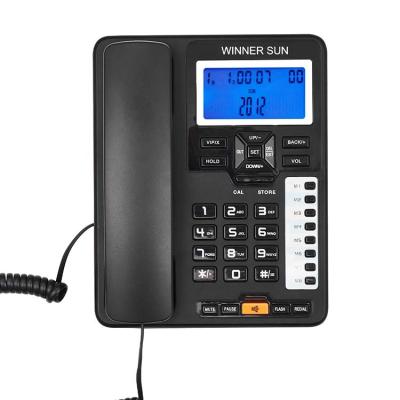 China DEX Desktop Corded Landline Telephone Black On Stock Or Oem RoHS CE VOC for sale