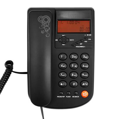 China DEX Desktop Corded Black On Stock Or Oem Landline Telephone English Chinese Or Oem for sale