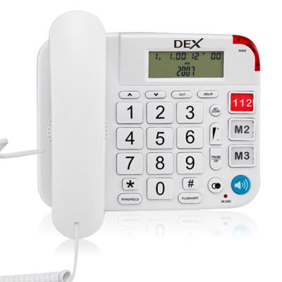 中国 DEX Telephone BIG KEY Corded Landline Telephone For Home Old People 販売のため