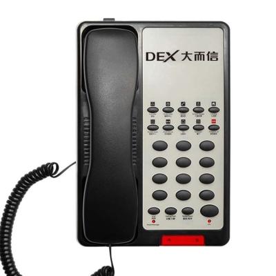 China DEX Telephone Desktop Hotel Landline Phones Corded Landline Phone For Hotel for sale