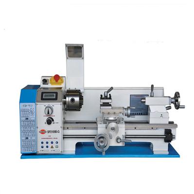 China Machinery Repair Shops Processing Speed ​​Metal Variable Lathe 8x16 New Mini Inch CNC Lathe Machine Price SP2109-II for sale