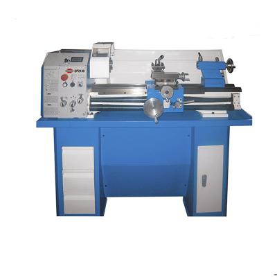 China Building Material Shops SP2129-II Best Price 38mm Bore Mini Torno Universal Metal Manual Rotate Desktop Lathe Optimum for sale