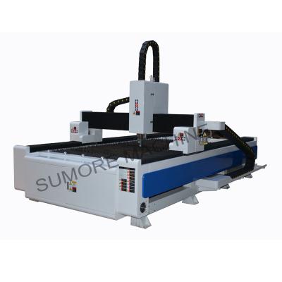 China Laser CUTTING CNC fiber laser cutting machine with table size 1300*2500 SPF1325 for sale