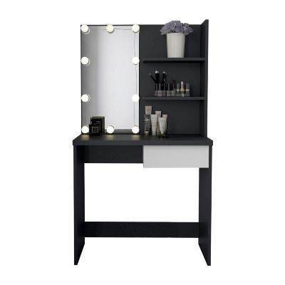 China Modern Luxury PB DressingTable (Other) Simple Design Adjustable Makeup Bedroom for sale