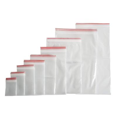 China Sealqueen Recyclable Quality Clear Disposable Plastic Zip Lock Bags for sale