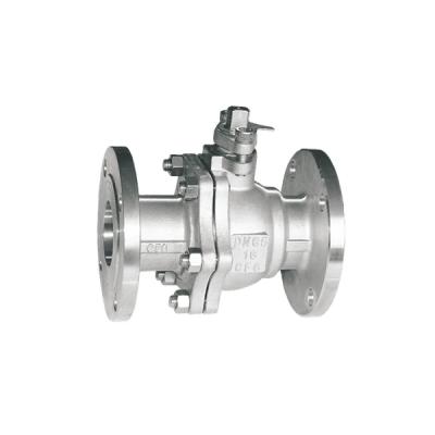 China General 300lb Stainless Steel Flange Ball Valve GB Float Flange Pneumatic Two Piece Flange Ball Valves for sale