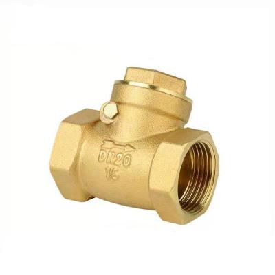 China General Brass Horizontal Swing Check Valve 1/2' Female Thread For Water System for sale