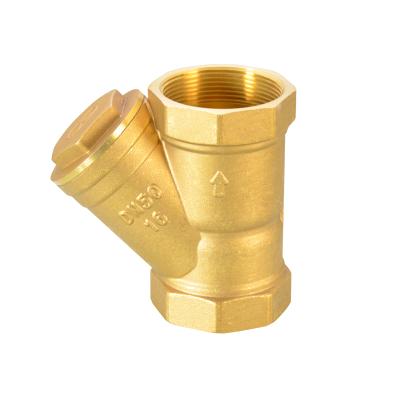 China General 1/2 bspp female thread strainer brass y-type strainer 